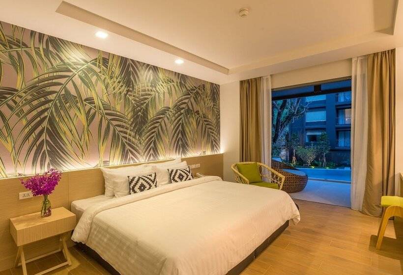 غرفة ديلوكس مطلة على حمام السباحة, Panan Krabi Resort   Sha Extra Plus