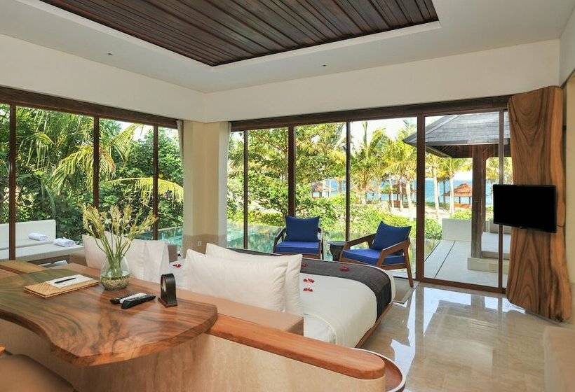 וילת חדר שינה 1 עם נוף לים, Komaneka At Keramas Beach