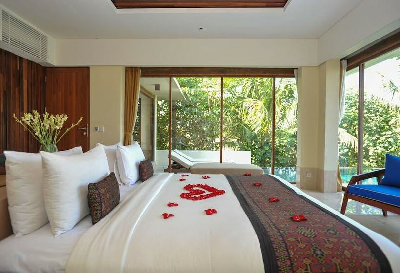 וילת חדר שינה 1 עם נוף לים, Komaneka At Keramas Beach