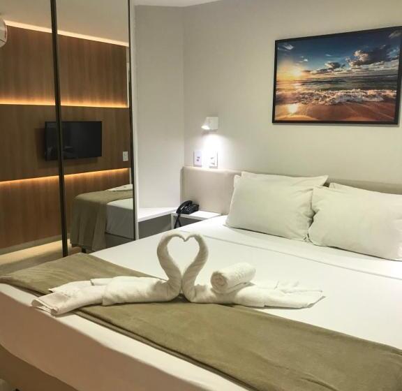 غرفة بريميوم رباعية, Jatiuca Suítes Resort Flat