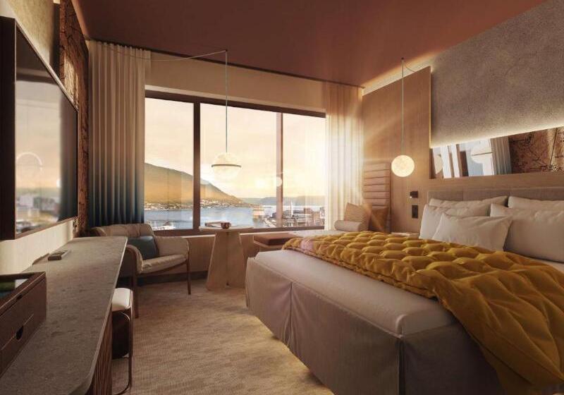 디럭스 룸 킹사이즈 침대, The Dock 69 39 By Scandic