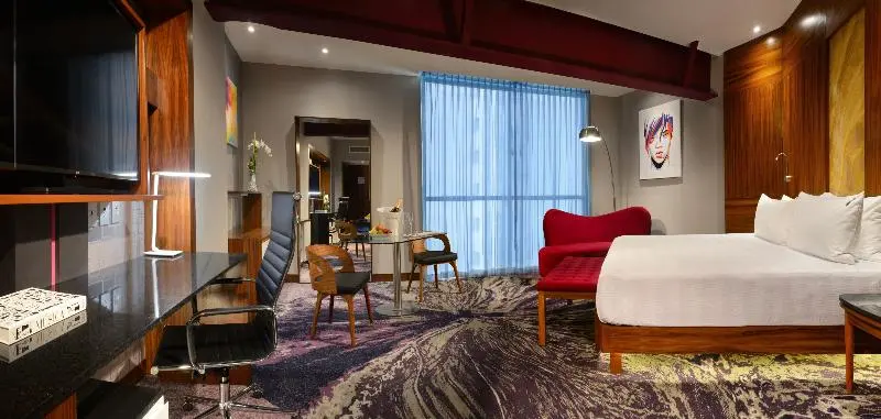 キングサイズベッドのデラックスルーム, Hard Rock Hotel Guadalajara