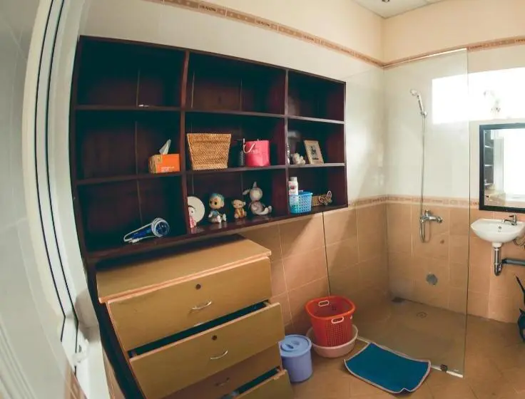 اتاق استاندارد سه تخته با چشم‌انداز باغ, The Hillside Homestay Hue