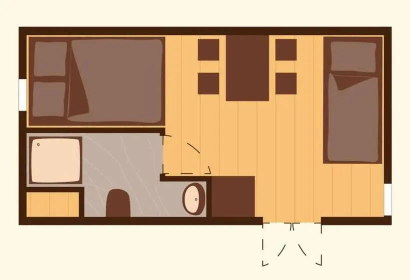 スタンダードルーム, Serengeti Park Resort