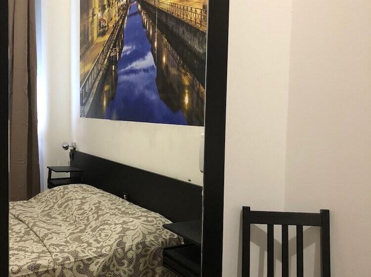 标准单人间共用浴室, Albergo Corvetto Corso Lodi