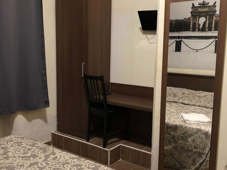 带共用浴室的标准房间, Albergo Corvetto Corso Lodi