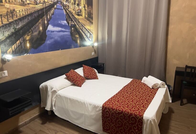 带共用浴室的标准房间, Albergo Corvetto Corso Lodi