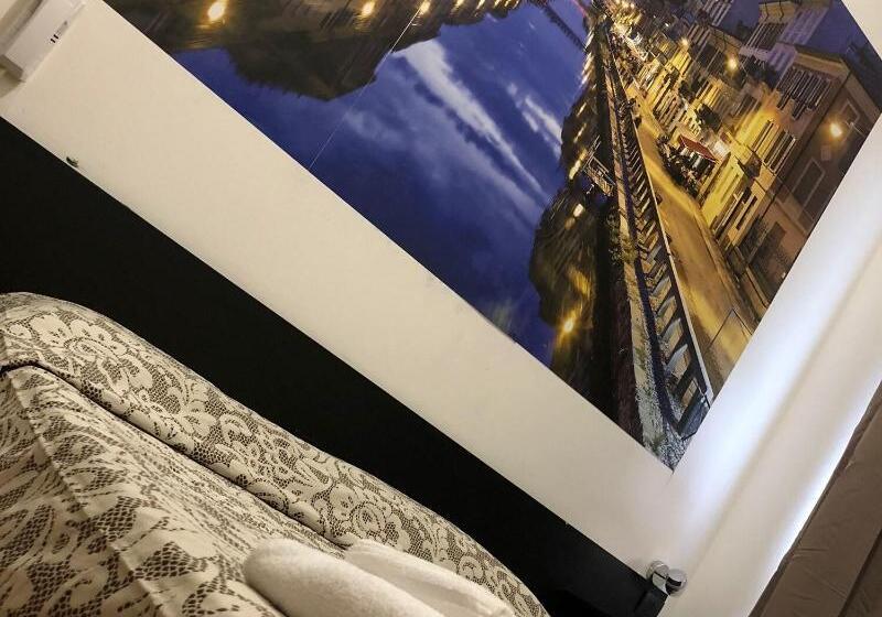 带共用浴室的标准房间, Albergo Corvetto Corso Lodi