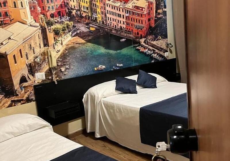 带共用浴室的标准房间, Albergo Corvetto Corso Lodi