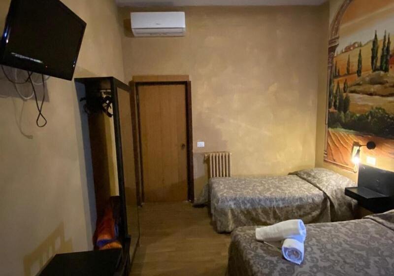 带共用浴室的标准房间, Albergo Corvetto Corso Lodi