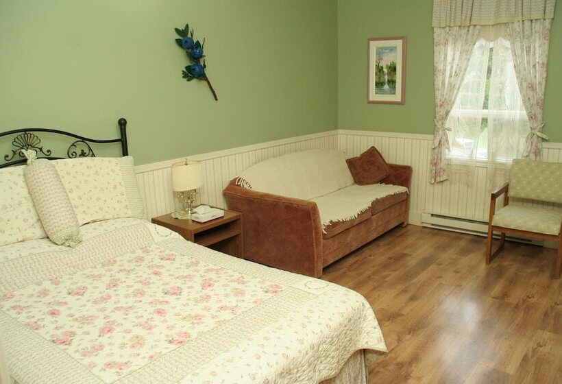 标准间带双人床, Auberge Presbytere Mont Lac Vert