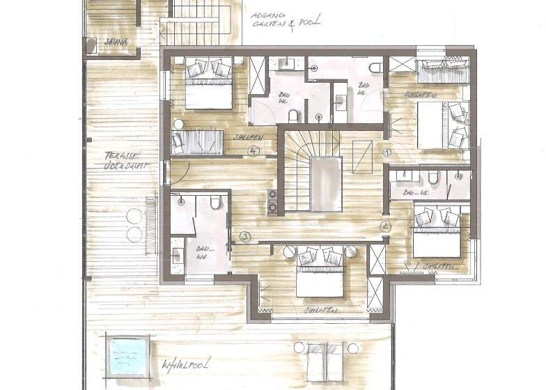 シャレー・スペリアー1寝室, Ferienanlage Central