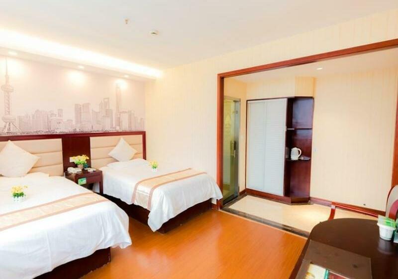 Номер Стандарт, Greentree Inn Shanghai Caoan Road Textile Express