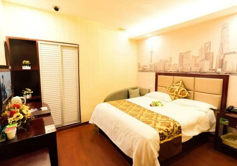 Standard-huone, Greentree Inn Shanghai Caoan Road Textile Express