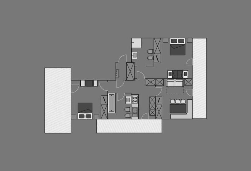 آپارتمان سوپریور 1 خوابه, Apartments & Garnì Pre Da Nai