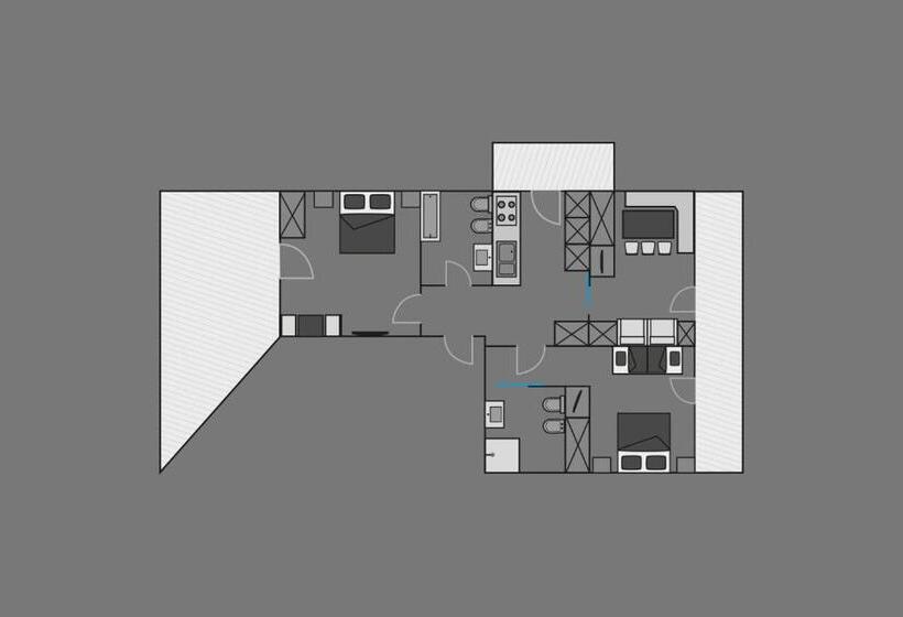آپارتمان سوپریور 1 خوابه, Apartments & Garnì Pre Da Nai