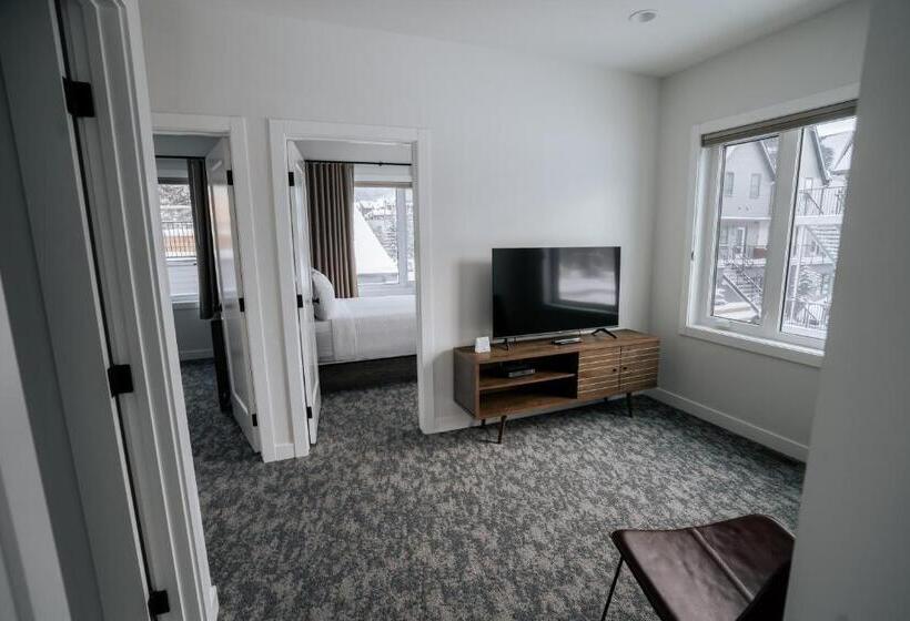 침실 1개 디럭스 아파트, Basecamp Resorts Canmore