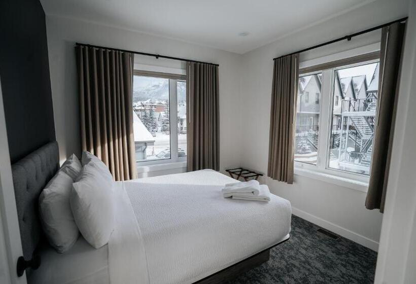 １ベッドルームのデラックスアパートメント, Basecamp Resorts Canmore