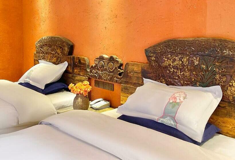 수피리어 룸 가든 전망, Old Story Inn Lijiang Old Town