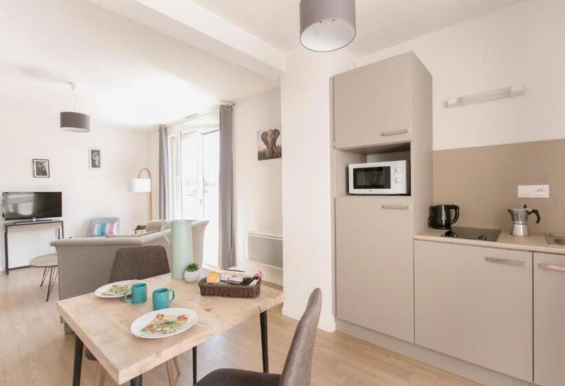 Апартаменты 1 Спальня, Zenao Appart Hôtels Mulhouse