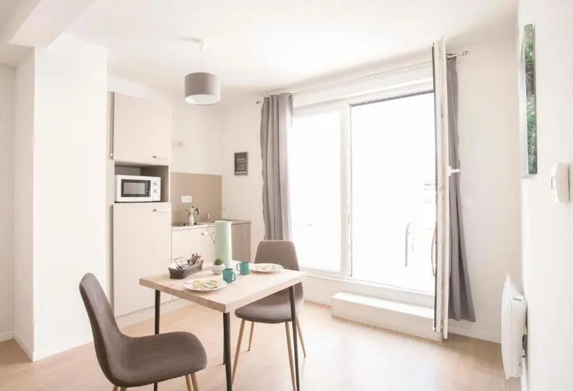 Huoneisto 1 Makuuhuone, Zenao Appart Hôtels Mulhouse