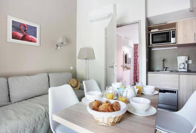 آپارتمان 1 خوابه, Residence Odalys Le Village Camarguais Les Gardians