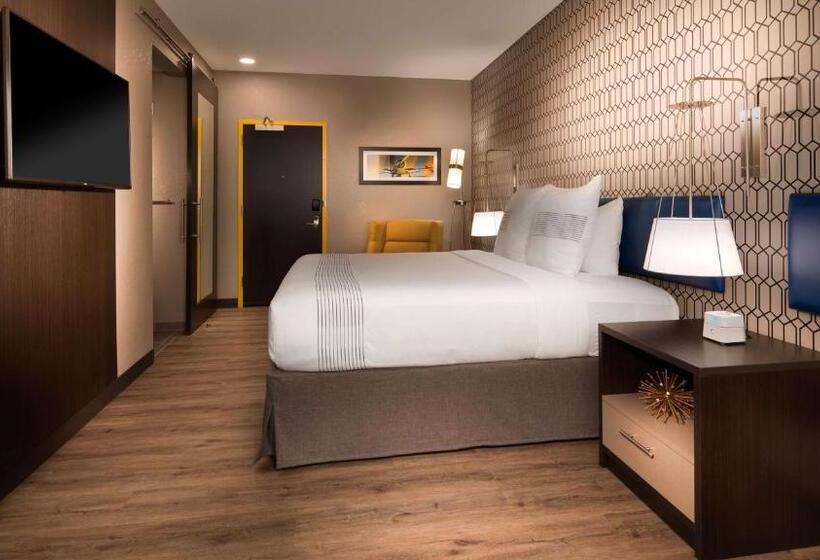 장애인을 위한 킹사이즈 침대 스탠다드 룸, Glo Hotel Asheville Blue Ridge Parkway