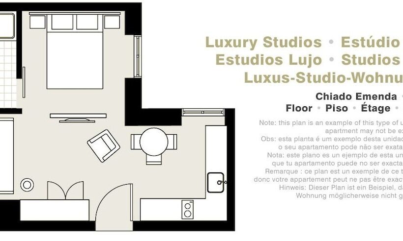 수피리어 스튜디오, Lisbon Serviced Apartments Chiado Emenda