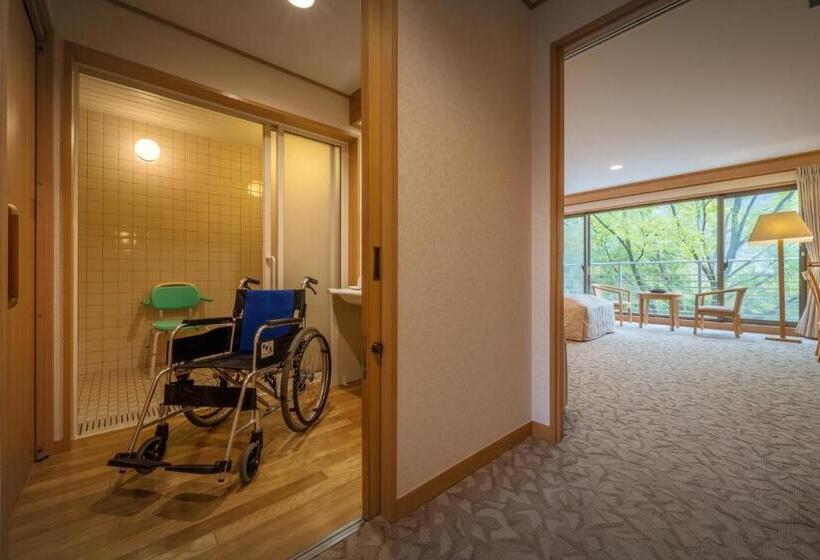 חדר סטנדרט מותאם לאדם עם מוגבלויות, Iizaka Onsen Surikamitei Ohtori