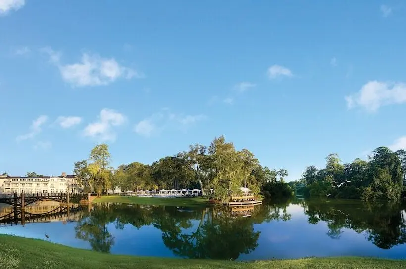 景色の見えるダブルベッドスタンダードルーム, Montage Palmetto Bluff