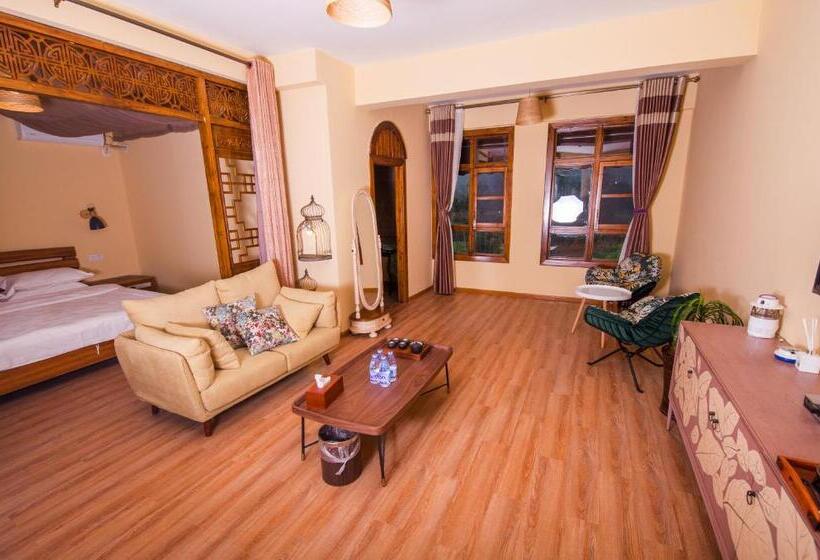 חדר משפחתי דלוקס, Yangshuo Coco Garden