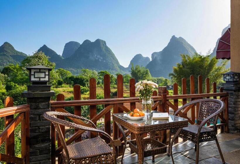 חדר סטנדרט נוף להרים, Yangshuo Coco Garden