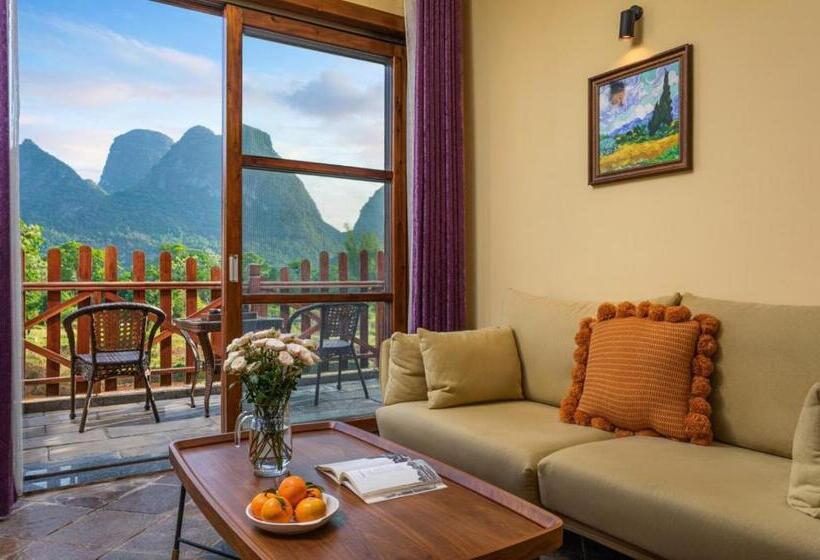带2个卧室的套房, Yangshuo Coco Garden