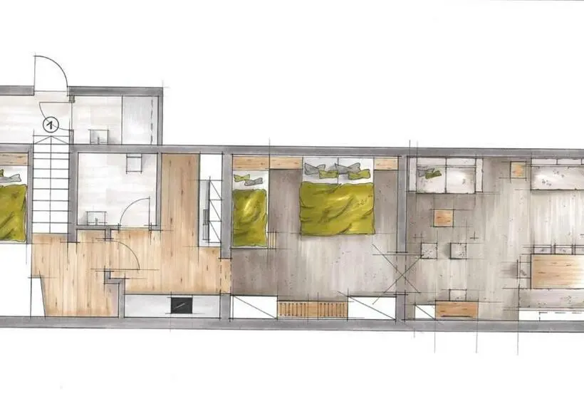 １ベッドルームのコンフォーとアパートメント, Haus Brabant