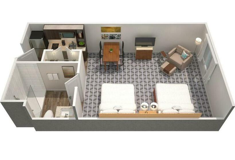 إستوديو قياسى, Towneplace By Marriott Suites Clarksville