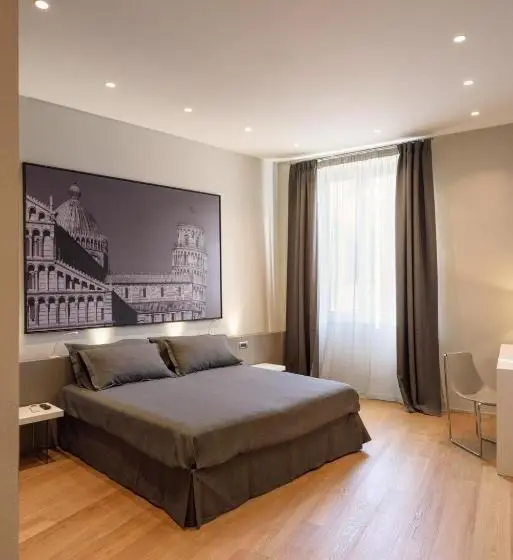 キングサイズベッドのデラックスルーム, Palazzo Vasarri Luxury Design Suites