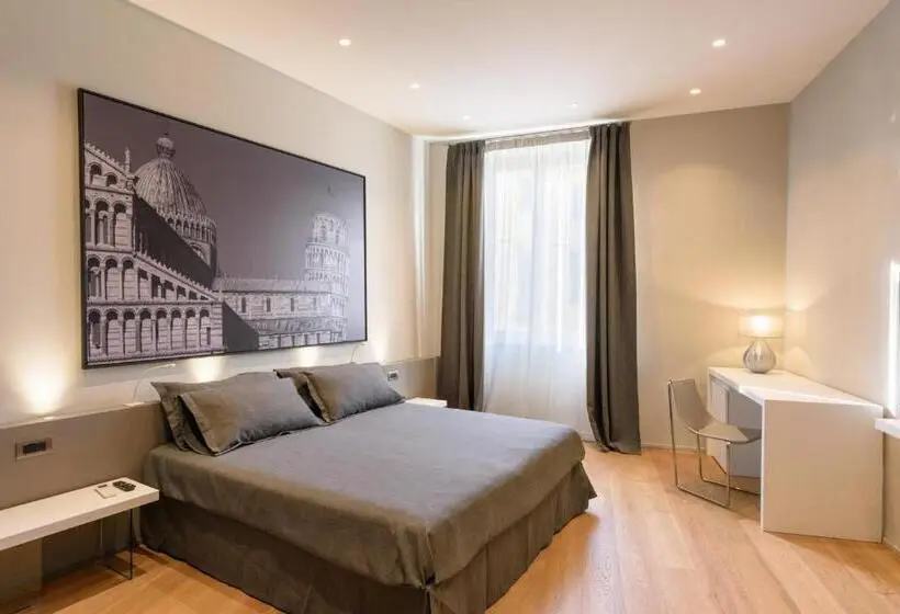 キングサイズベッドのデラックスルーム, Palazzo Vasarri Luxury Design Suites