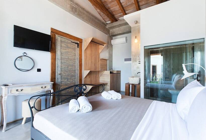 غرفة قياسية سرير مزدوج, Casa Afytos   Adults Only