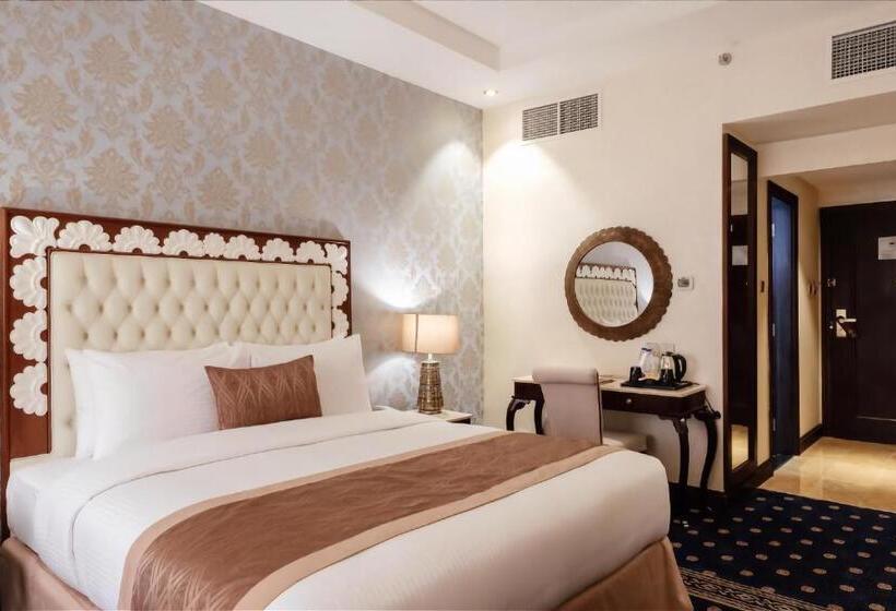 キングサイズベッドのスタンダードルーム, Crystal Plaza Al Majaz