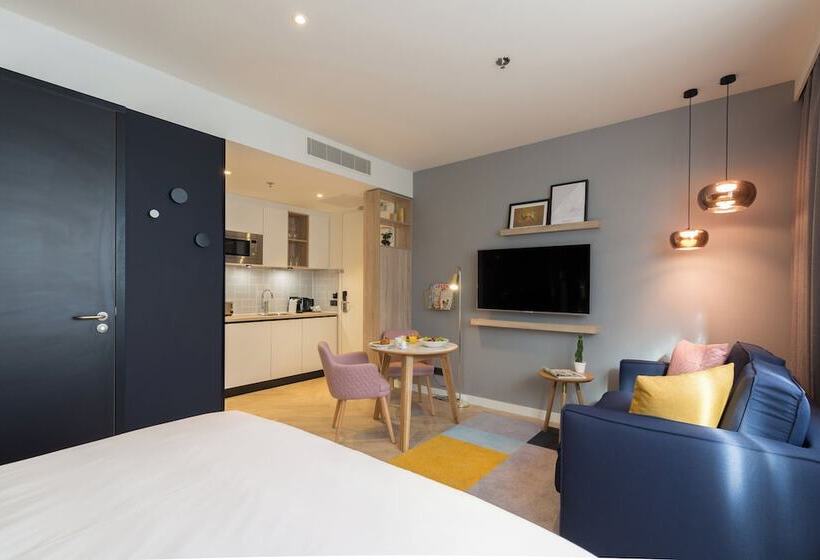 סטודיו סטנדרט מיטה זוגית, Staybridge Suites The Hague   Parliament, An Ihg