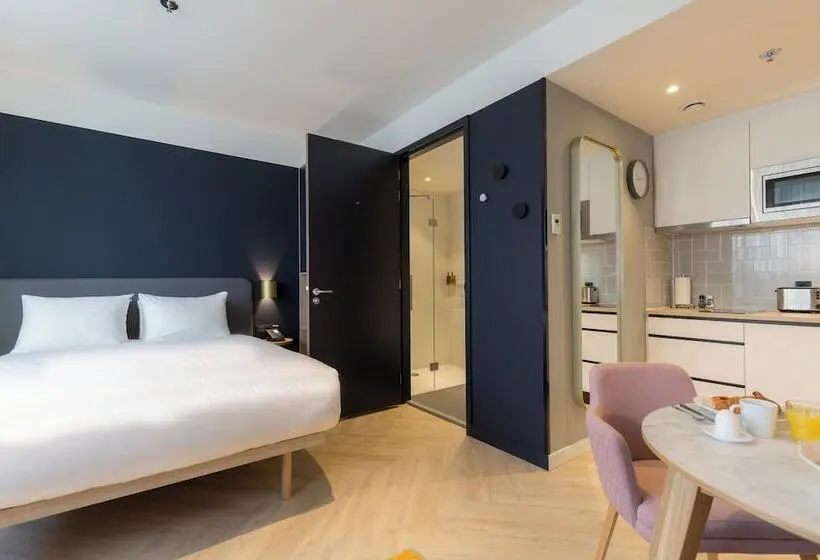 ダブルベッドのスタンダードスタジオ, Staybridge Suites The Hague   Parliament, An Ihg