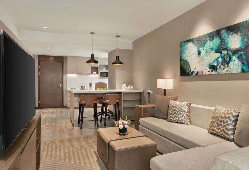 Студия Стандарт, Hyatt House Chengdu Pebble Walk