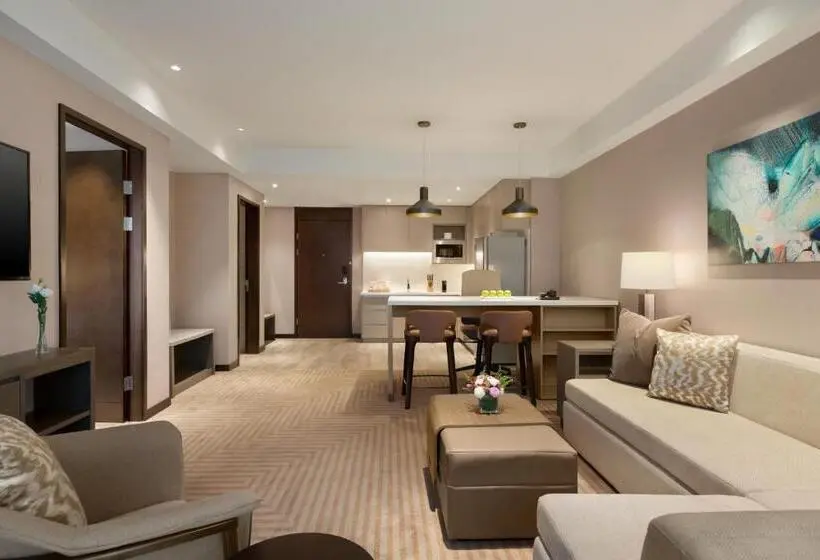 キングサイズベッドのスイートルーム, Hyatt House Chengdu Pebble Walk