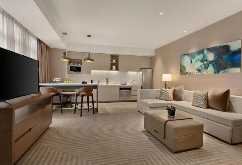 סוויטת 2 חדרי שינה, Hyatt House Chengdu Pebble Walk