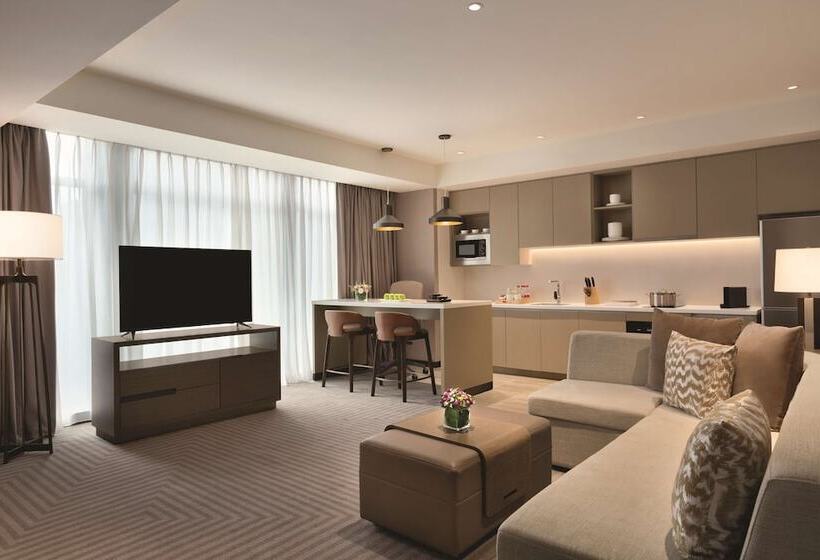 סוויטת 2 חדרי שינה, Hyatt House Chengdu Pebble Walk