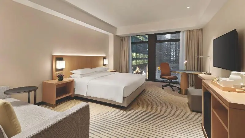 キングサイズベッドのスタンダードルーム, Hyatt House Chengdu Pebble Walk
