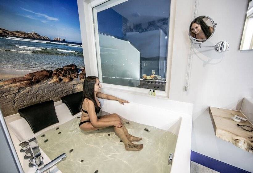 디럭스 룸 바다 전망, Playa de Camariñas