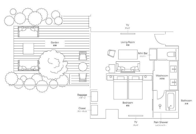 Premium room with terrace, The Thousand Kyoto