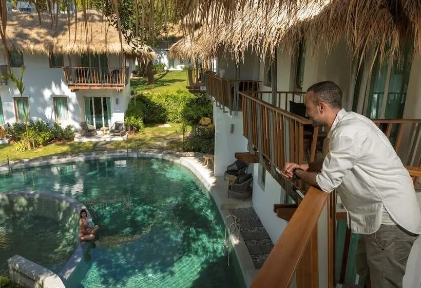 اتاق استاندارد با چشم‌انداز استخر, Eden Beach Khaolak Resort And Spa A Lopesan Collection Hotel   Sha Extra Plus