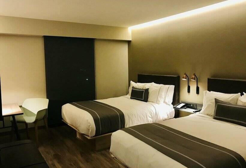 غرفه قياسيه سريرين مزدوجين, City Express Plus By Marriott Ensenada